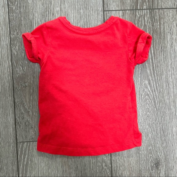 KIDS KORNER SHORT SLEEVE T SHIRT HEARTS RED 9MO - Picture 5 of 6